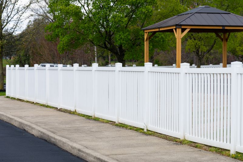White Fence Installation